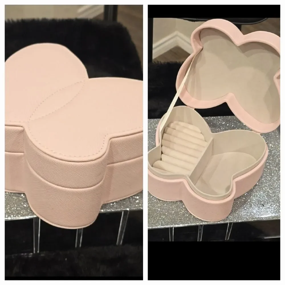 At Home‎ Butterfly Jewelry Storage Box- Pink